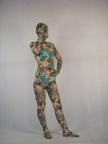 Multicolor Unisex Zentai Catsuit